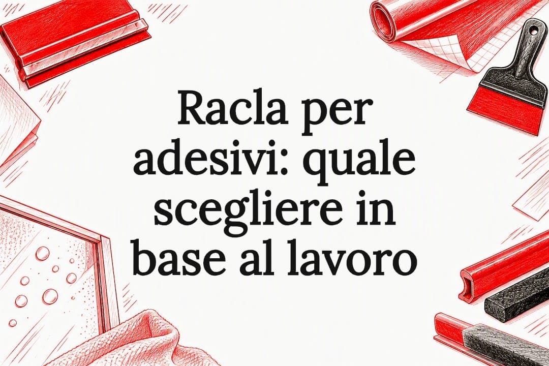Racla per adesivi: quale scegliere in base al lavoro